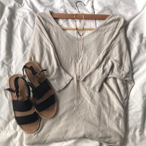 Express batwing light weight sweater